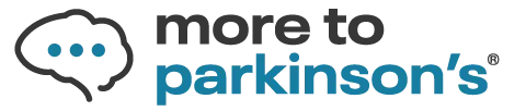 More to Parkinson’s logo with a stylized brain icon and the phrase ‘More to Parkinson’s’ in bold