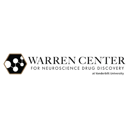 Warren Center for Neuroscience Drug Discovery logo, depicting molecular structure within a hexagon, representing research in drug discovery